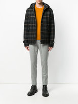 Thumbnail for your product : Dondup checked hooded jacket