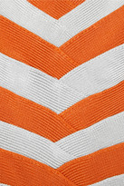 Thumbnail for your product : Herve Leger Striped bandage mini dress