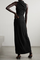 Thumbnail for your product : Proenza Schouler Stretch-crepe Midi Wrap Dress - Black