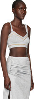 Thumbnail for your product : Rabanne Silver Metallic Tank Top