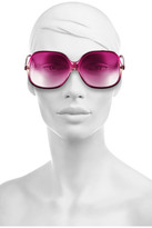 Thumbnail for your product : Cutler and Gross Round-frame ombré acetate sunglasses