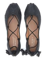 Thumbnail for your product : Twin-Set Black Leather Flat Shoe