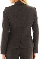 Thumbnail for your product : JCPenney Nine & Co 9 & Co. Vittoria One-Button Tweed Jacket
