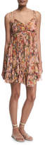Thumbnail for your product : Zimmermann Lovelorn Floral-Print Sleeveless Mini Dress