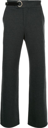 General Idea eyelet detail flared trousers