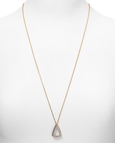 Thumbnail for your product : Nadri Pave Two Tone Triangle Pendant Necklace, 26"