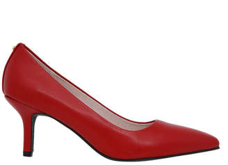 Basque Elizabeth Red Leather Heel