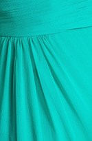 Thumbnail for your product : Aidan Mattox One-Shoulder Silk Chiffon Gown