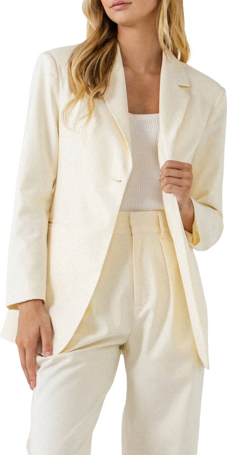 ivory womens blazer