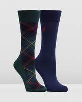 Thumbnail for your product : Polo Ralph Lauren 2-Pack Tartan Socks