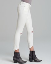 Thumbnail for your product : Free People Jeans - Skinny Destroyed Ankle in White