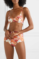 Thumbnail for your product : Peony Swimwear + Net Sustain Floral-print Bikini Top