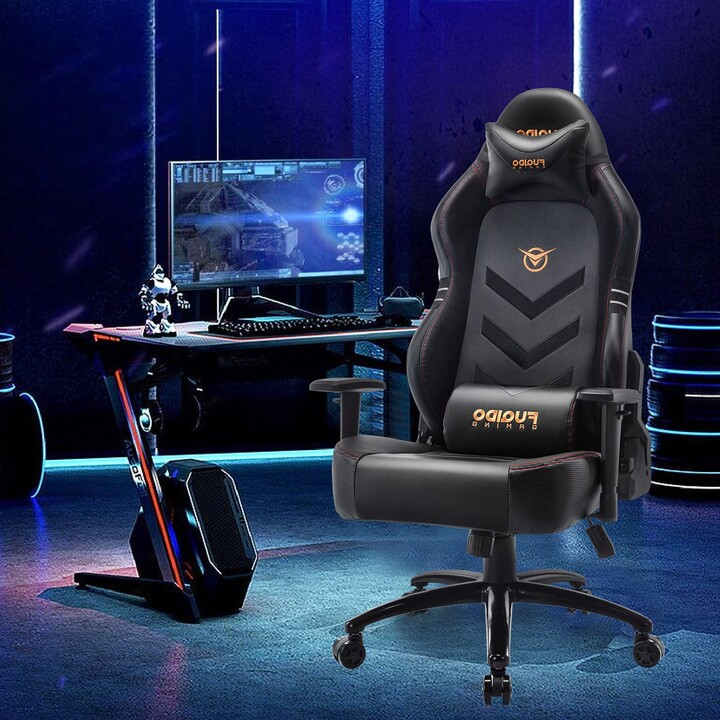 Fuqido Big and Tall Gaming Chair 350lbsRacing Style Computer Gamer