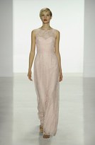 Thumbnail for your product : Amsale Illusion Yoke Lace Gown