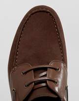 Thumbnail for your product : ASOS Boat Shoes In Brown Faux Suede