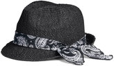Thumbnail for your product : H&M Straw Hat - Black - Ladies