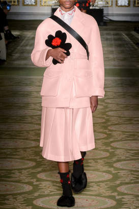 Simone Rocha Belted Scuba-mesh Jacket - Pastel pink
