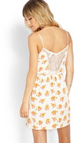 Thumbnail for your product : LOVE21 Floral Surplice Cami Dress