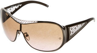 Montblanc Oversize Shield Sunglasses
