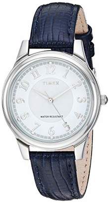 Timex Women's TW2R87400 Classic 36mm Leather Strap Watch