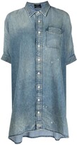 Thumbnail for your product : R 13 Washed Denim Shirt Dress