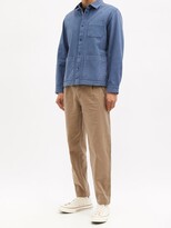 Thumbnail for your product : Folk Assembly Washed Cotton-twill Jacket - Blue