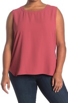Thumbnail for your product : Anne Klein Solid Sleeveless Tank Top