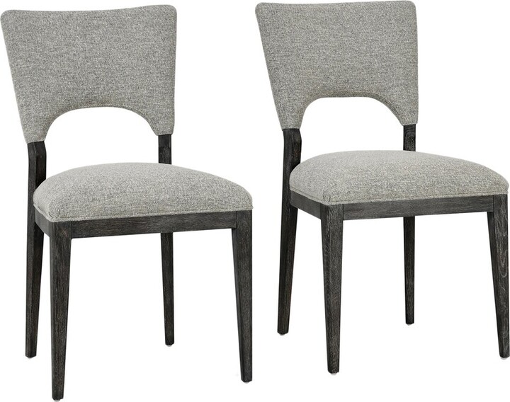 Classic Home Set Of 2 Mitchel Fabric Upholstered Dining Chair