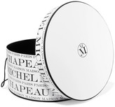 Thumbnail for your product : Maison Michel Printed Hat Box - White