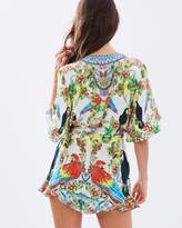 Thumbnail for your product : Camilla Cross Over Frill Hem Playsuit