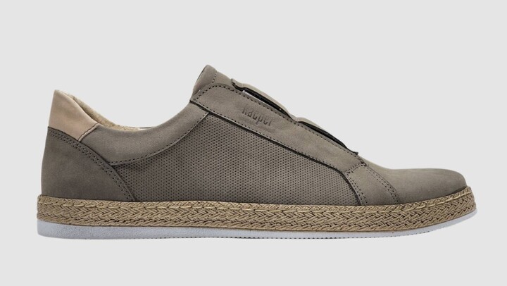 KCR Group Women's Lifestyle Slip-On Leather Sneakers In Beige