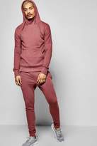 Thumbnail for your product : boohoo Funnel Neck Hooded Tracksuit With Skinny Joggers