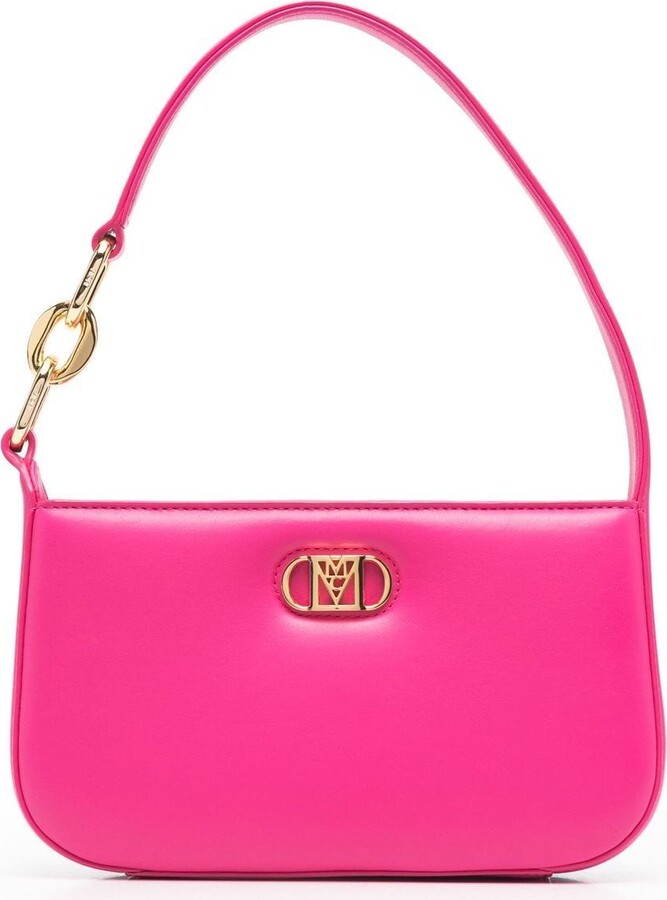 MCM Millie Sugar Pink Small Crossbody Silver Chain Bag