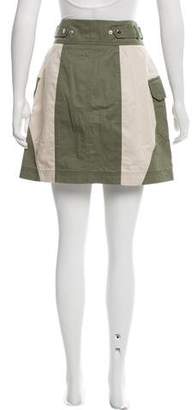 Marissa Webb Colorblock Mini Skirt