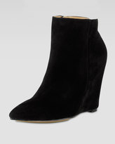 Thumbnail for your product : Cole Haan Verdi Suede Point-Toe Bootie, Black