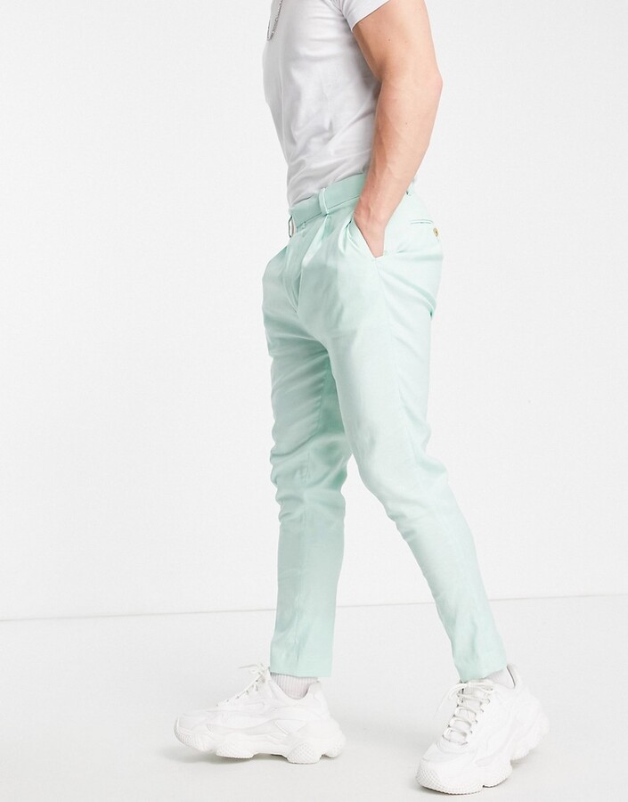 mint green chinos