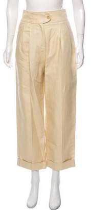 Cacharel High-Rise Cropped Pants w/ Tags