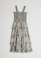 Thumbnail for your product : Farrow Women's Aimee Floral Dress in Cream, Size Small | Spandex