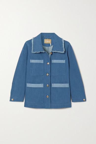 chloe denim shirt