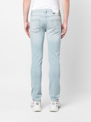 Just Cavalli Distressed Slim-Fit Jeans