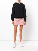Thumbnail for your product : FENTY PUMA by Rihanna English embroidery scalloped skirt