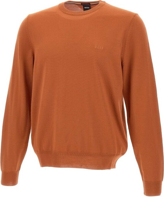 Boss Hugo Boss Logo Embroidered Crewneck Jumper