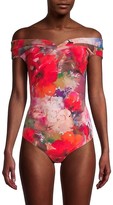Thumbnail for your product : Chiara Boni La Petite Robe Anisiya Floral One-Piece Swimsuit