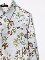 Thumbnail for your product : MonnaLisa Bird-Print Cotton Shirt