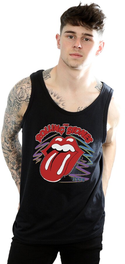 Rolling Stones Men's 1994 Tongue Vest Large Black - ShopStyle Shirts