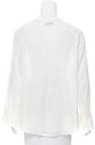 Thumbnail for your product : IRO Ruffle-Accented Long Sleeve Top