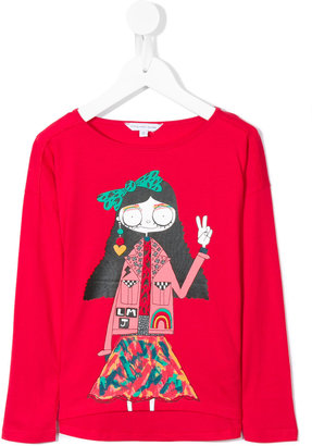 Little Marc Jacobs long sleeve printed T-shirt