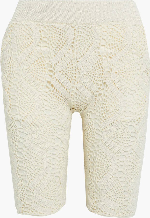 Helmut Lang Crocheted shorts