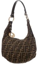 Thumbnail for your product : Fendi Zucca Canvas Hobo