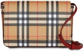 Thumbnail for your product : Burberry Vintage Check and Leather Wallet with Detachable Strap